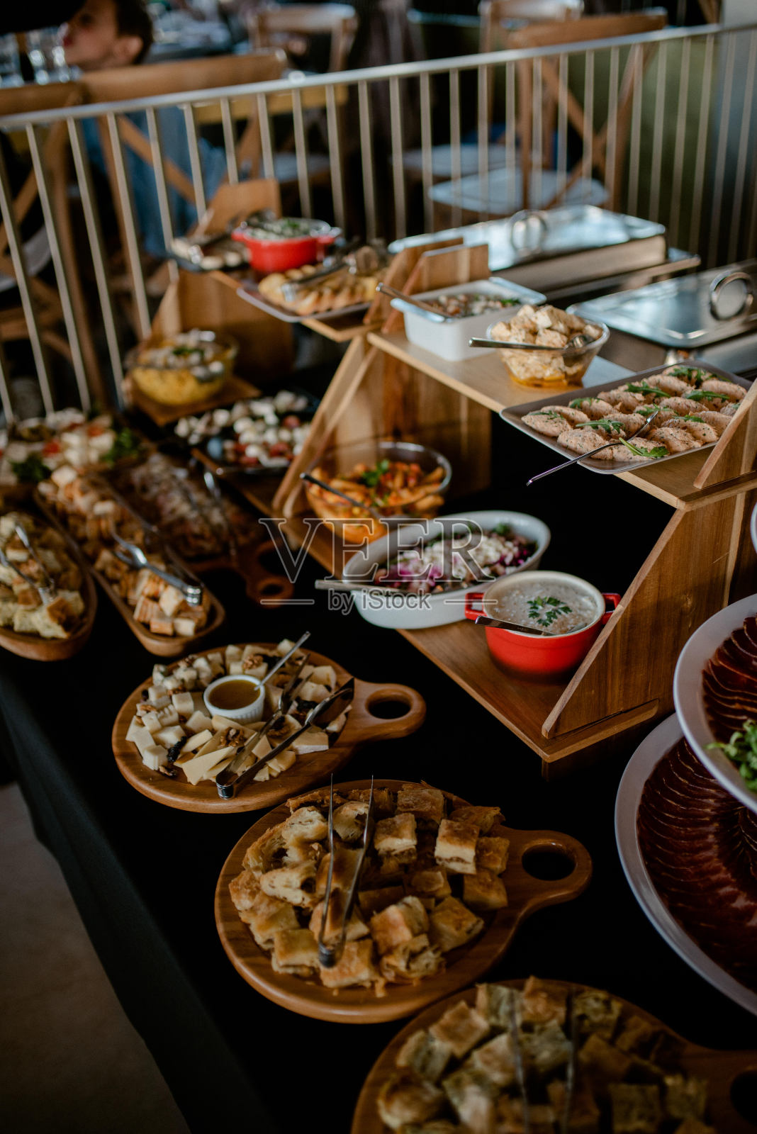 一道美味的开胃菜。卡路里的食物。为庆祝活动提供餐饮照片摄影图片