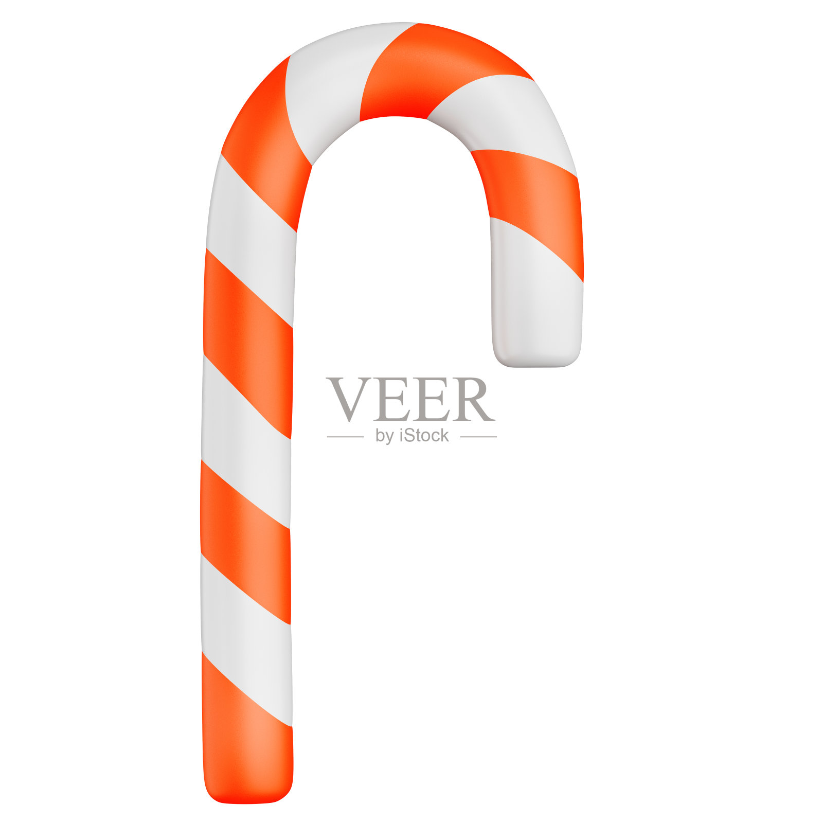 圣诞糖果手杖孤立在白色背景照片摄影图片