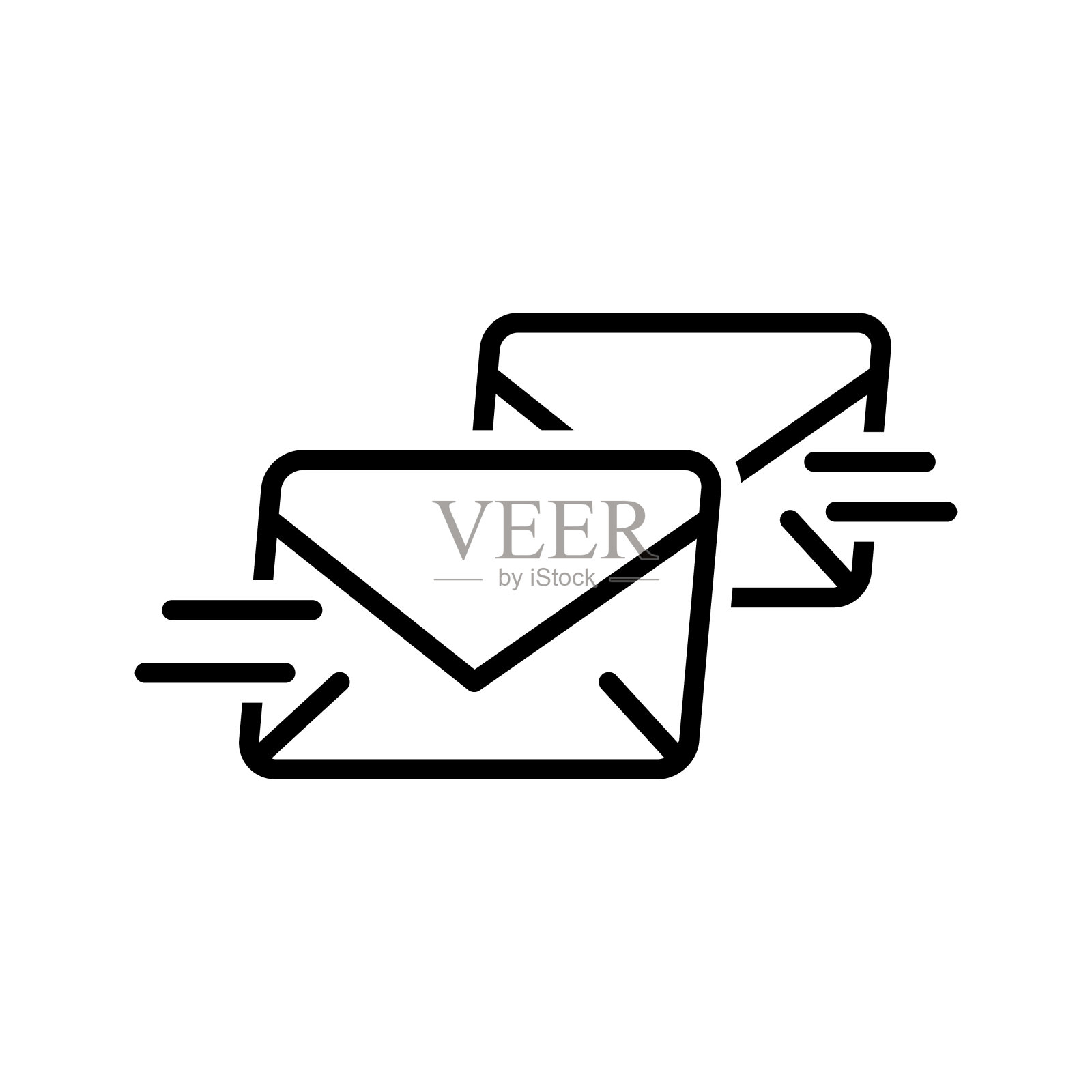 发送邮件邮件图标插画图片素材