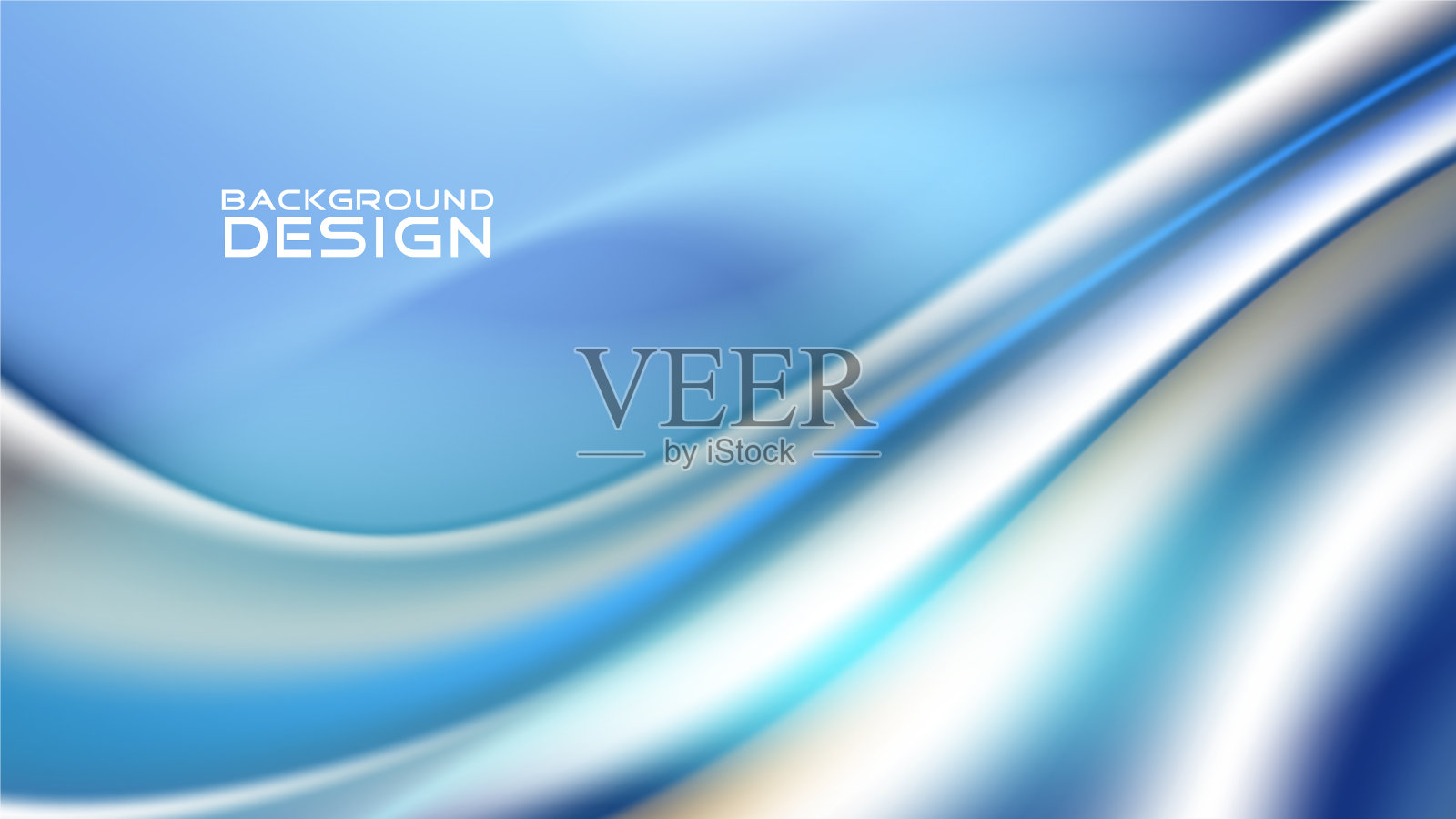 波光风格的背景设计。插画图片素材