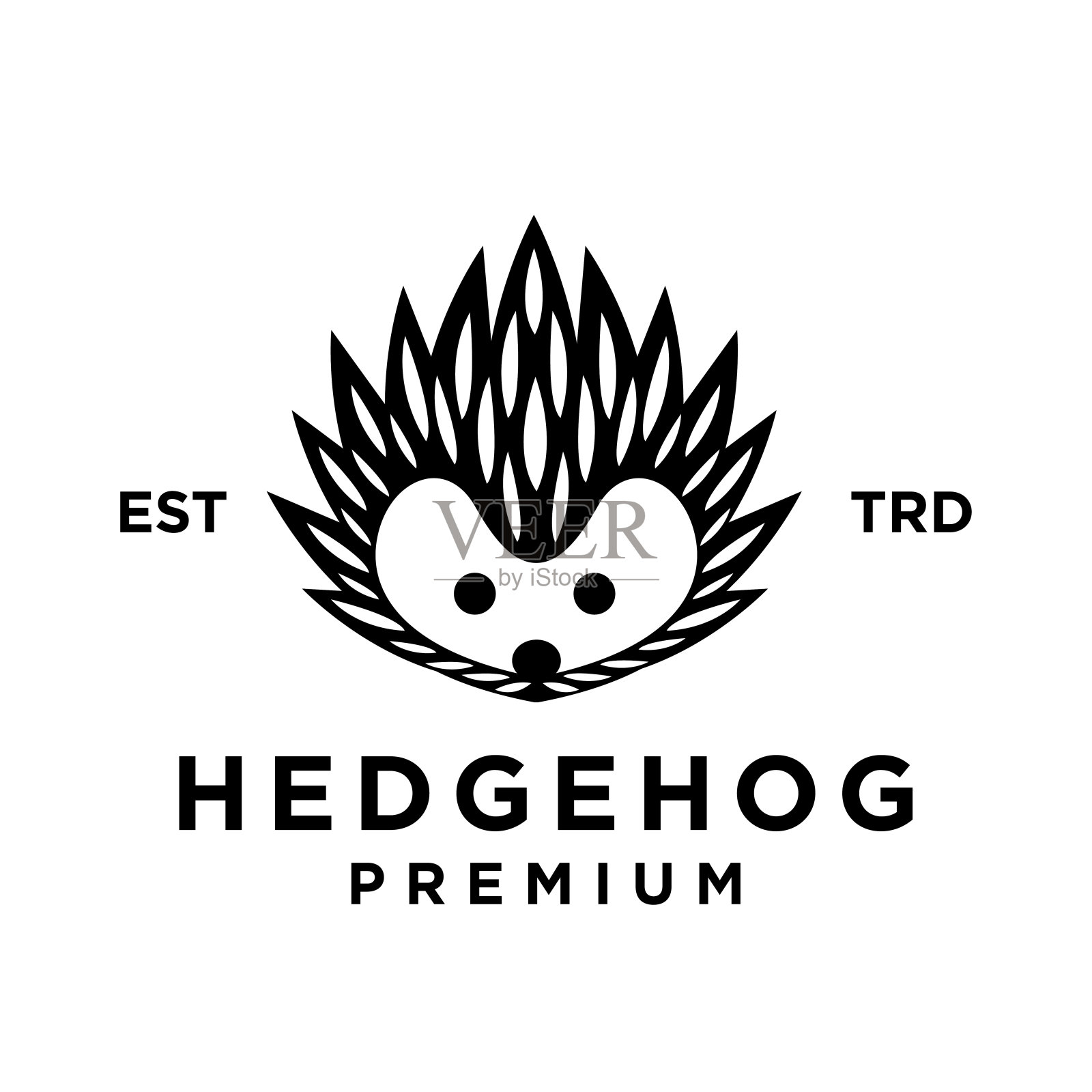 刺猬图标设计插画插画图片素材