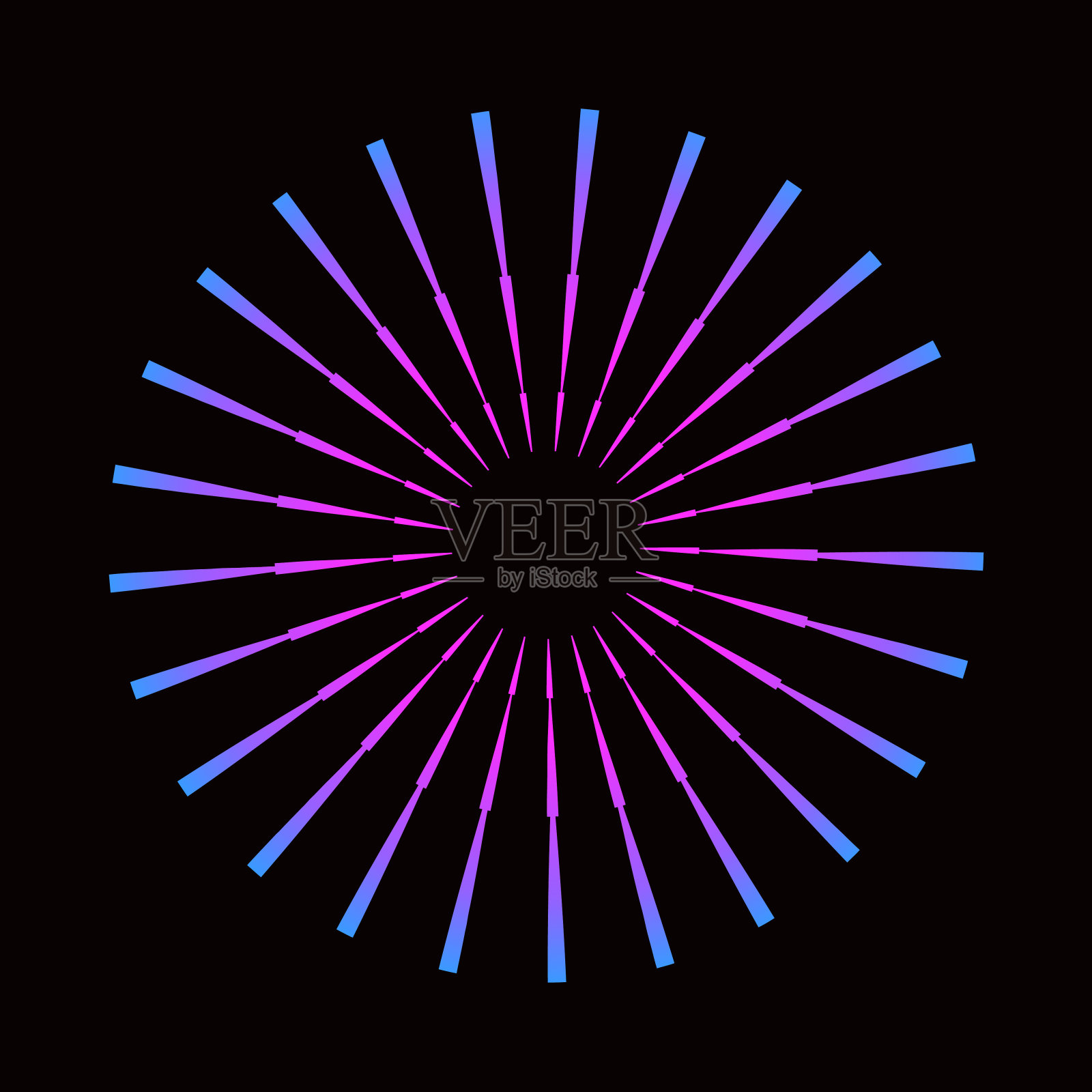 太阳迸发出光束插画图片素材