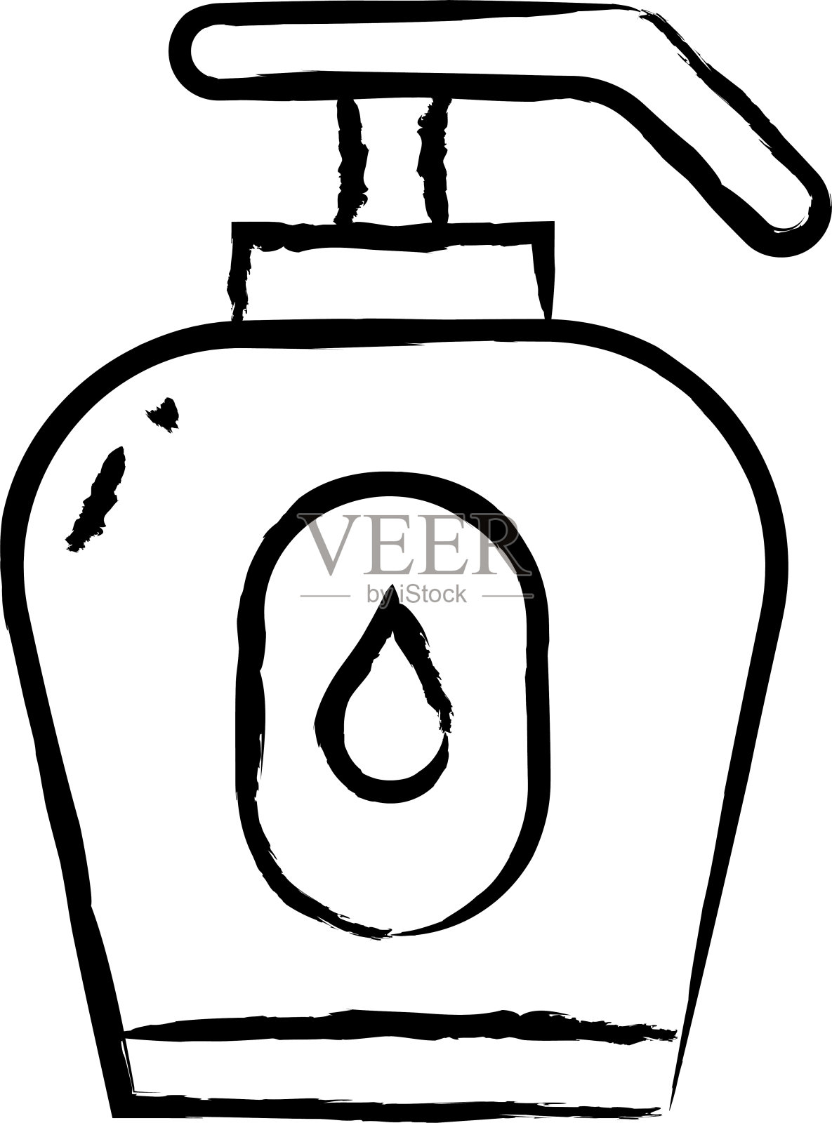 指甲油手绘矢量插图插画图片素材