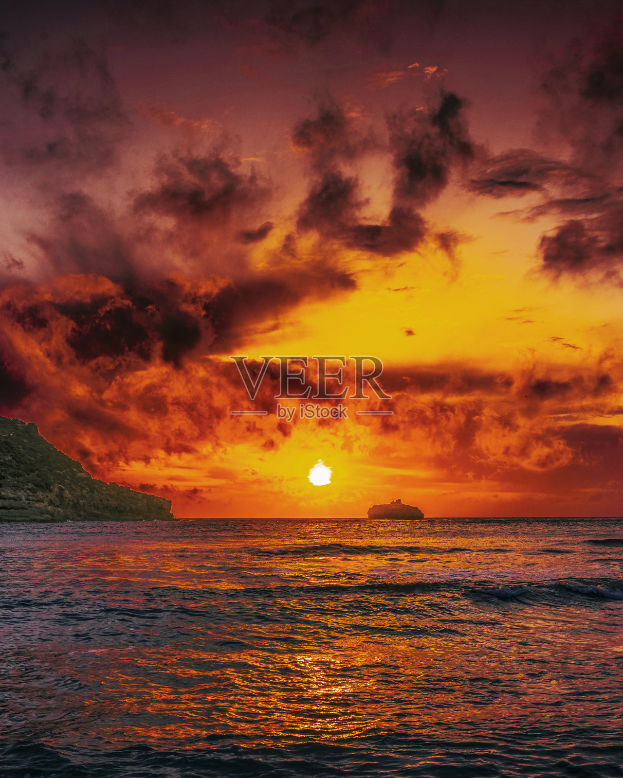 卡拉巴拉卡日出照片摄影图片