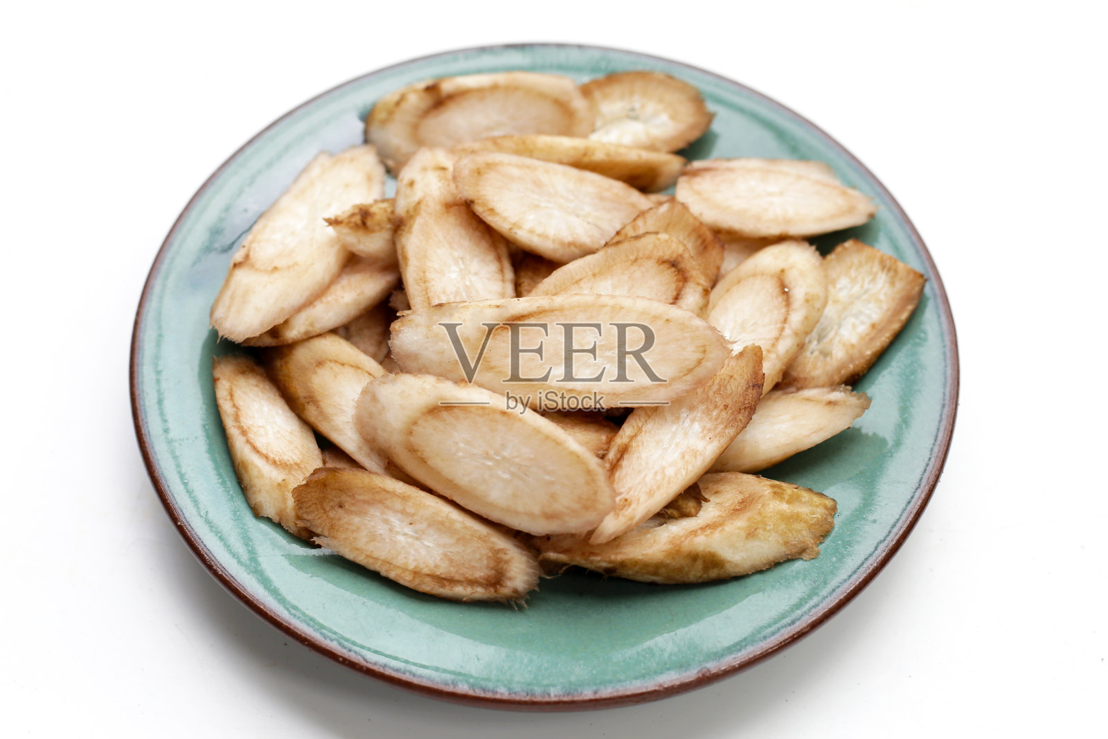 牛蒡根(Gobo)在白色背景。照片摄影图片