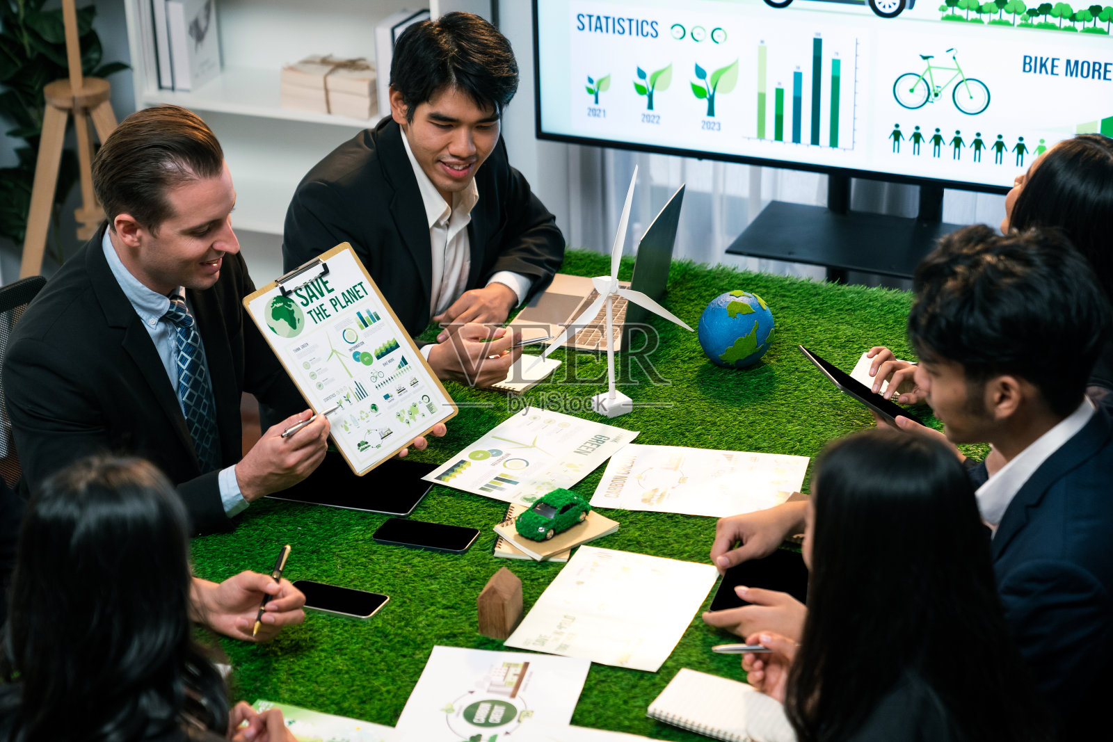 多元化的商业群体策划生态商业营销。古雅的照片摄影图片