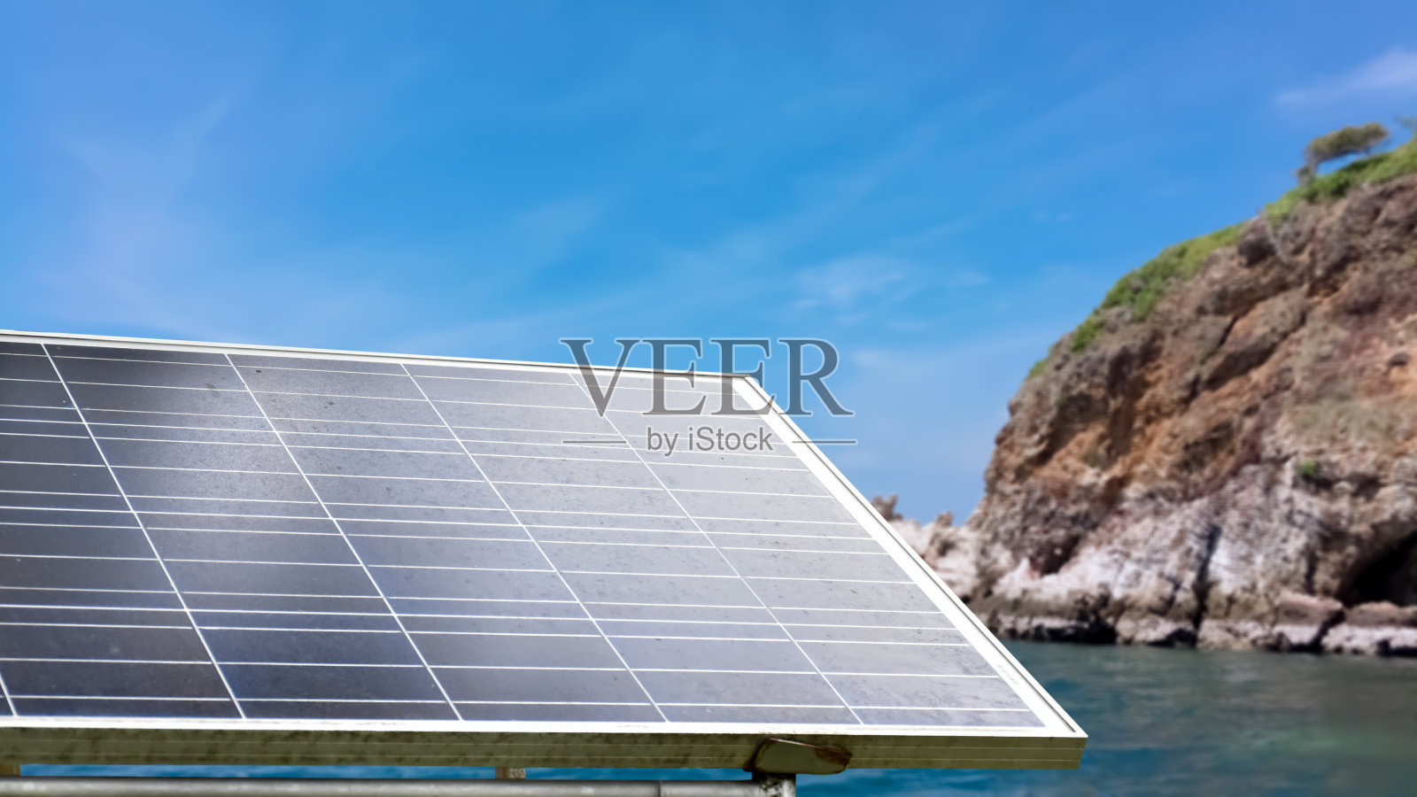 迷你太阳能电池板照片摄影图片