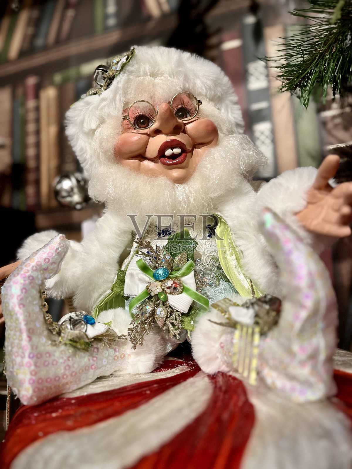 圣诞母亲的雕像照片摄影图片