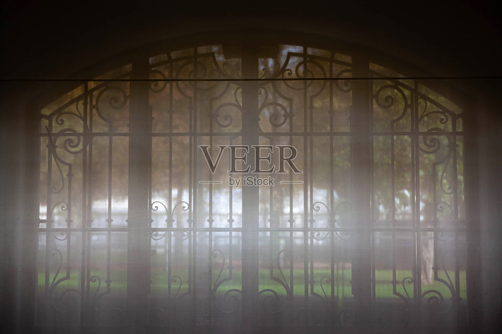 一座法国巴黎宅邸的内部照片摄影图片