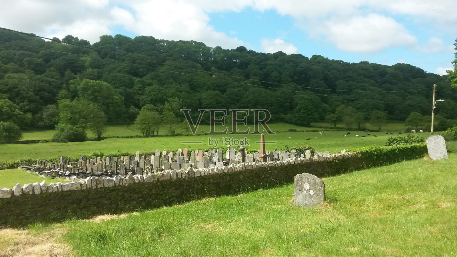 美丽的令人惊叹的威尔士cwm山谷彭布罗克郡ffaldy y brenin照片摄影图片