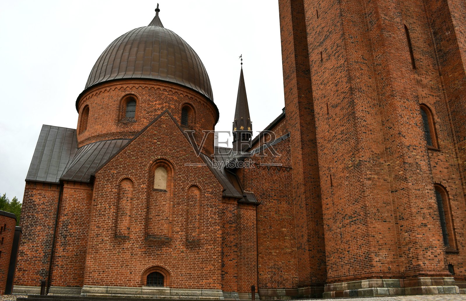 罗斯基勒教堂建筑照片摄影图片