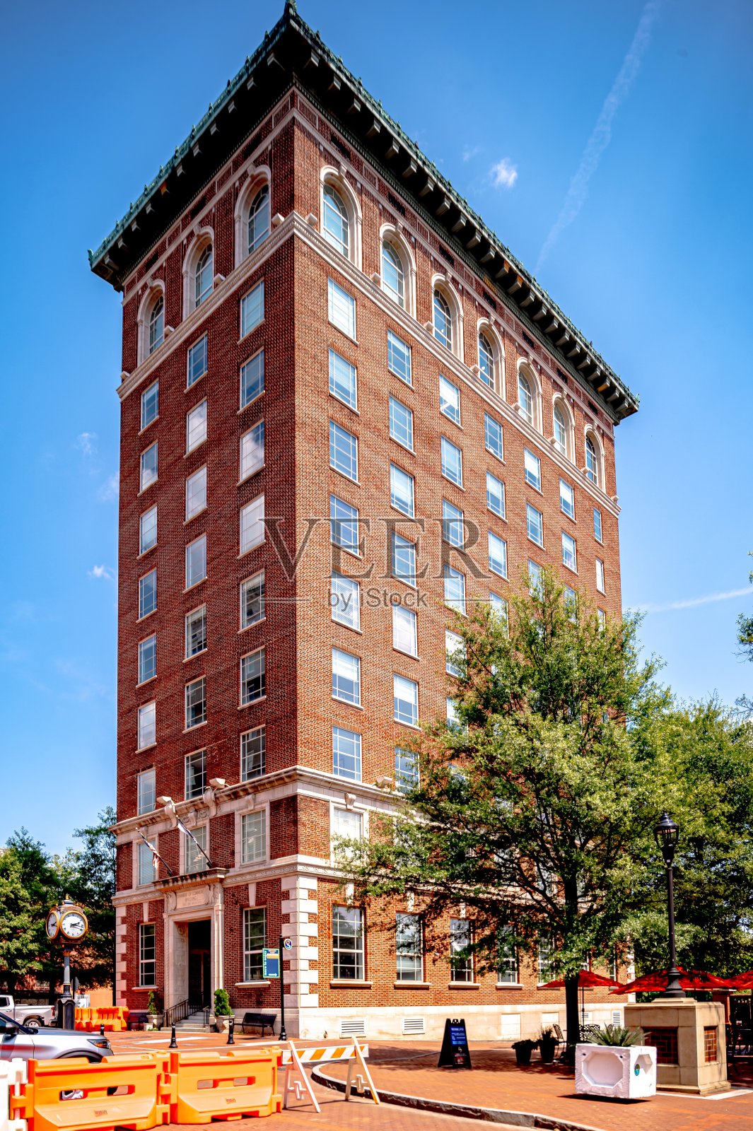 南卡罗来纳州格林维尔市街景照片摄影图片