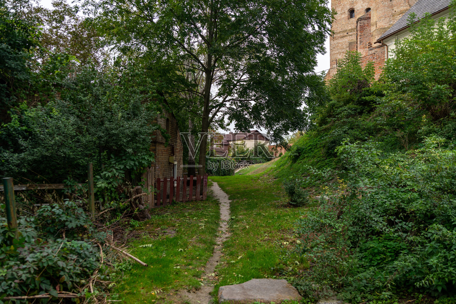 通往城堡的小路照片摄影图片