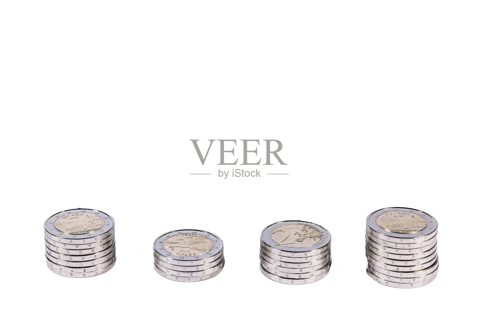 就是一堆硬币，一堆一堆的照片摄影图片