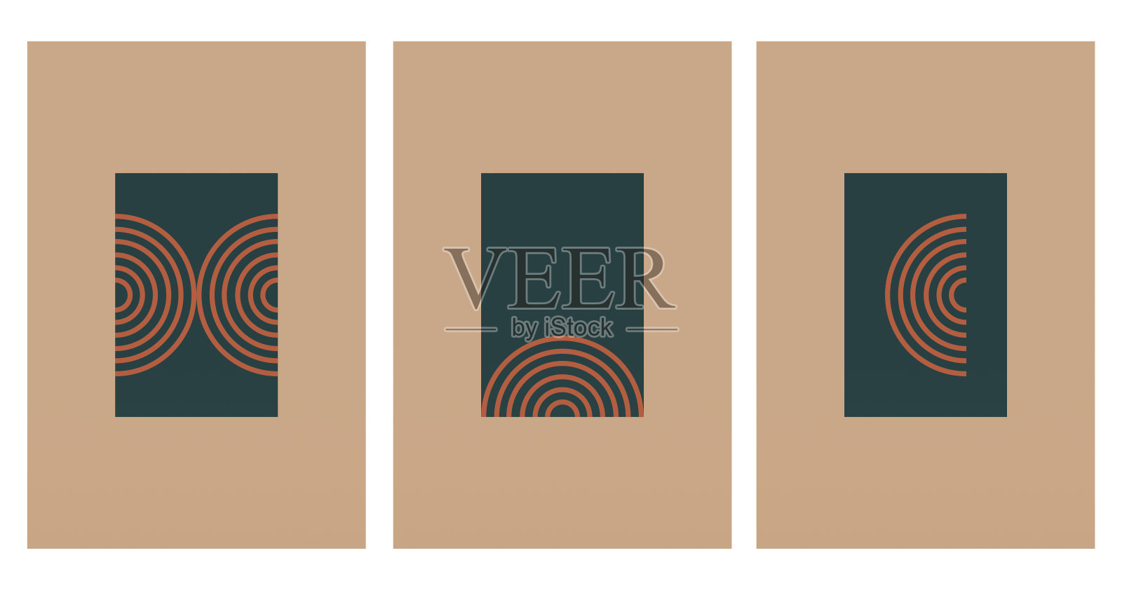 现代抽象墙面艺术装饰海报插画图片素材