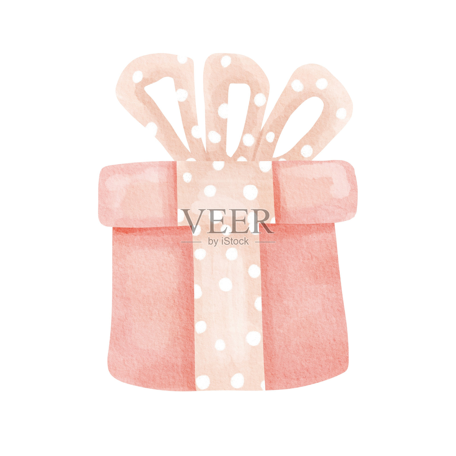 可爱的数字绘画水彩元素插画图片素材