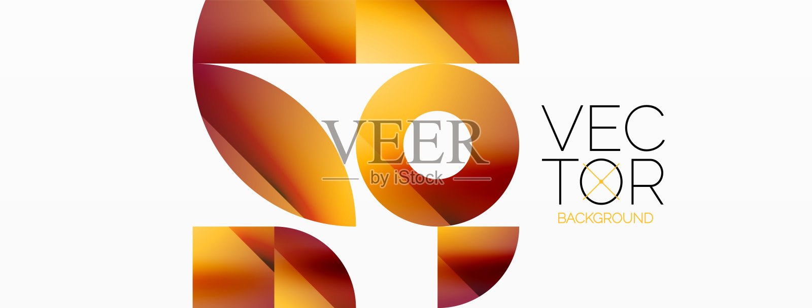 向量的背景。极简几何背景装饰的圆圈和形状。抽象艺术邀请创意的数字设计，演示，网站横幅，社交媒体帖子插画图片素材