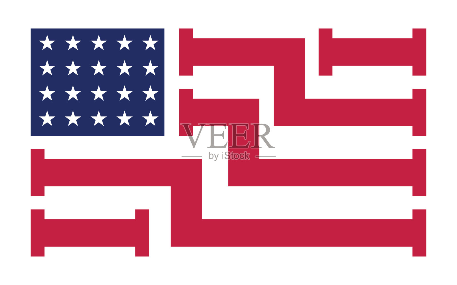 美国水暖公司标志设计模板插画图片素材