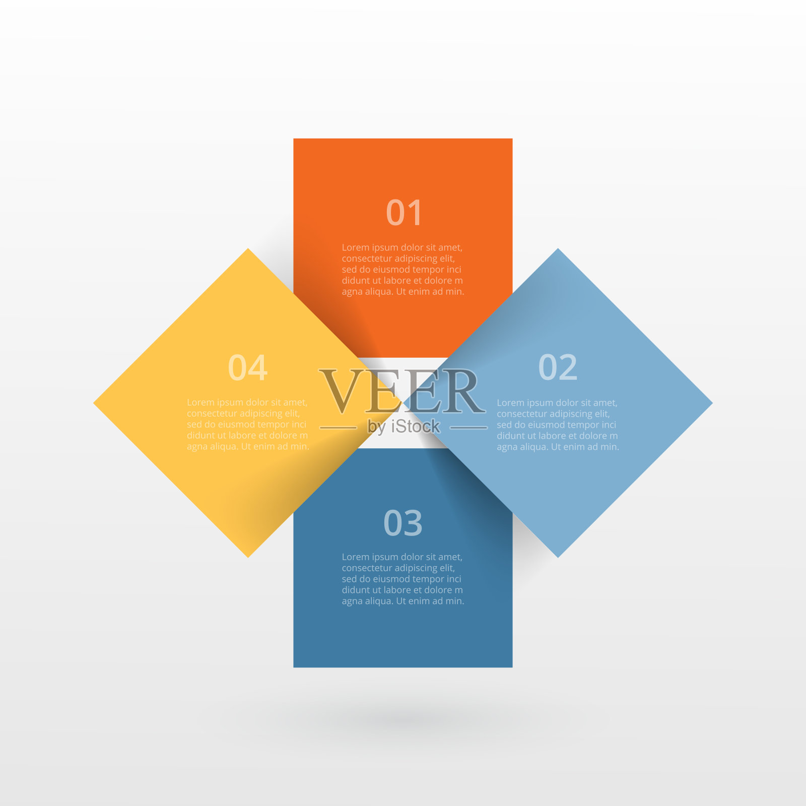 矢量业务模板表示。插画图片素材