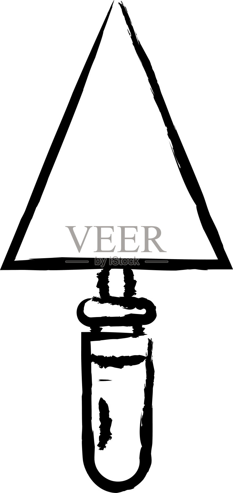 铲手绘制矢量插图插画图片素材