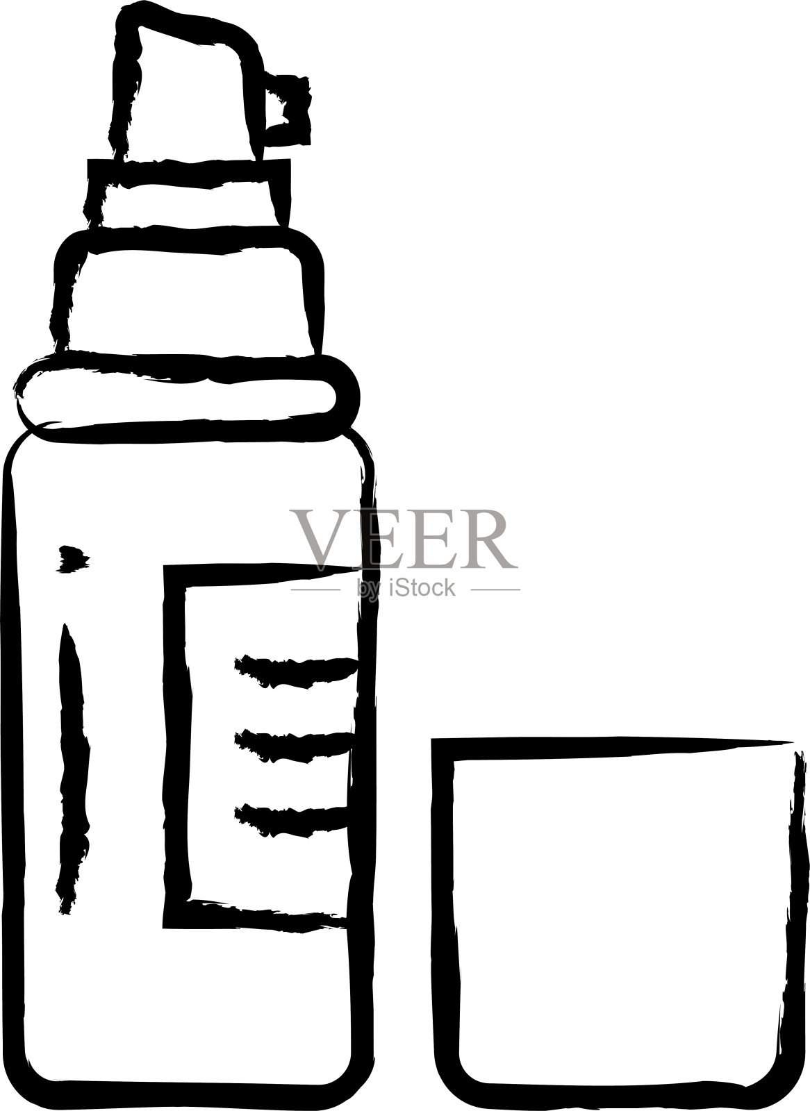 血清手绘矢量插图插画图片素材