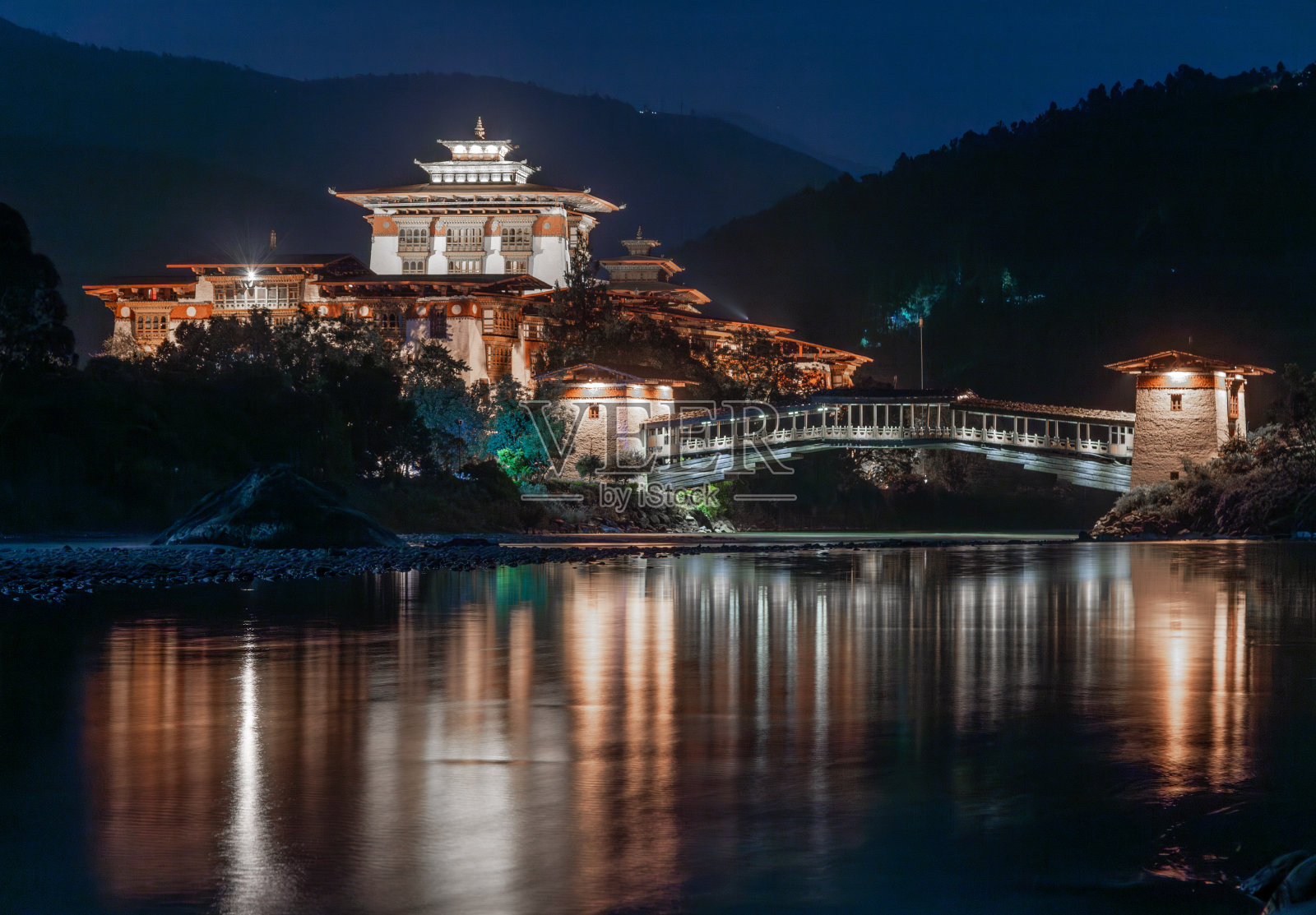 Punakha Dzong照片摄影图片
