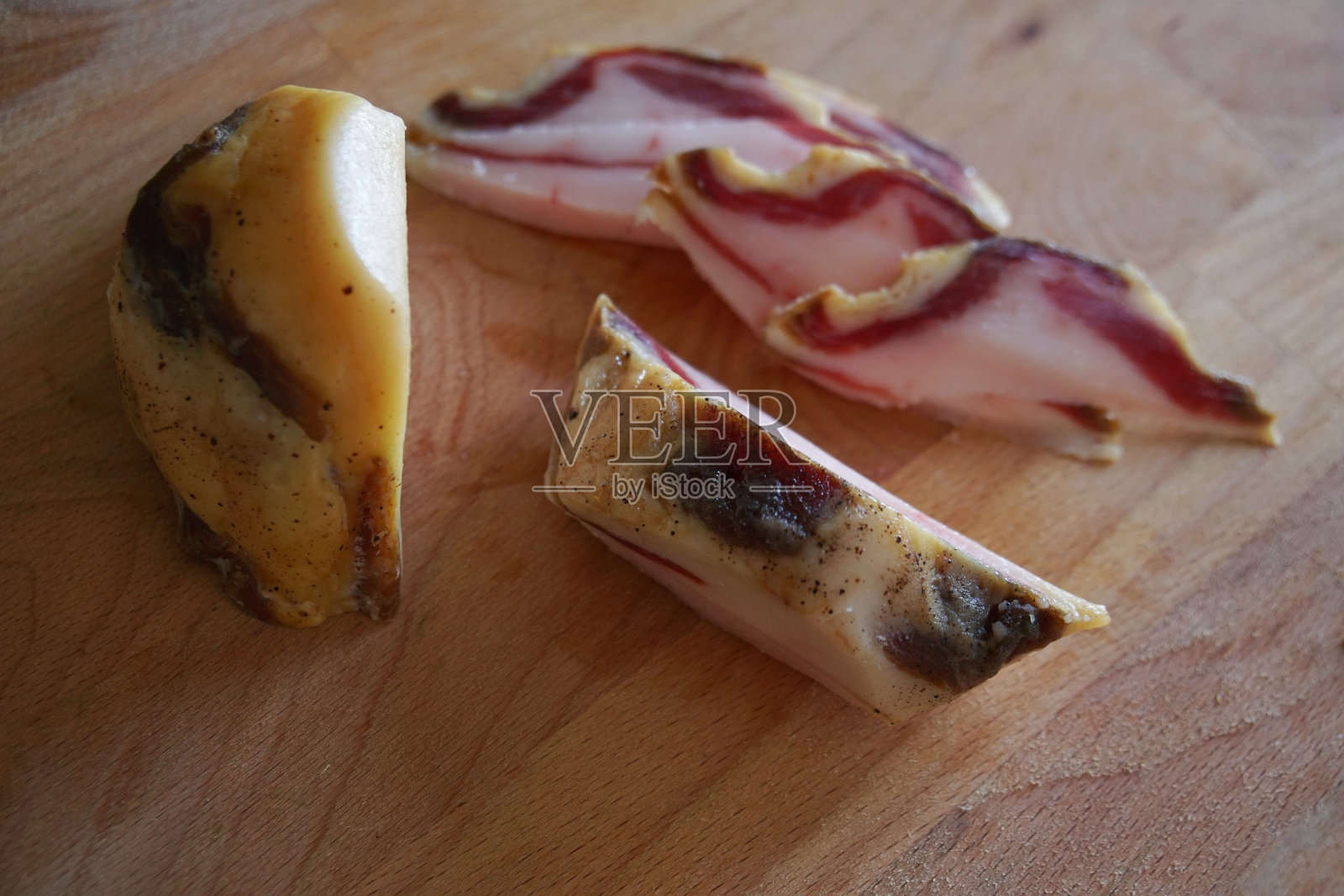 罗马- 2023年9月23日:猪颊肉照片摄影图片