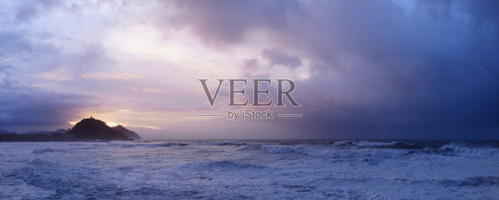 尤斯卡迪圣塞巴斯蒂安的天气照片摄影图片