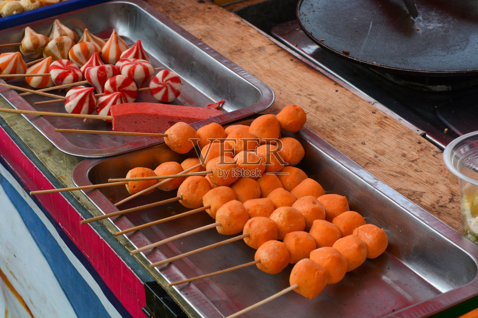 印度尼西亚街头小吃的照片，斋月小吃，学生小吃照片摄影图片