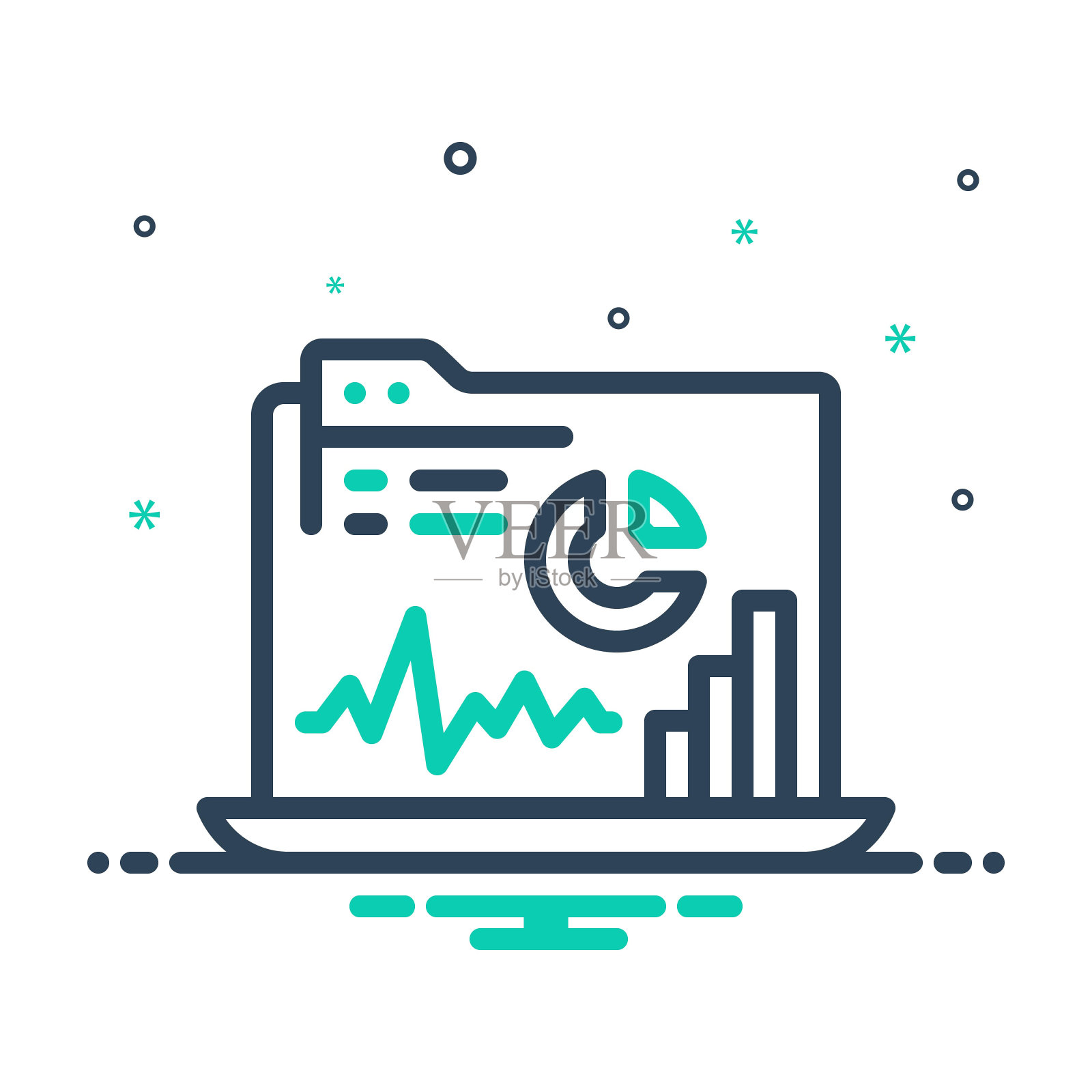 图表的业务插画图片素材