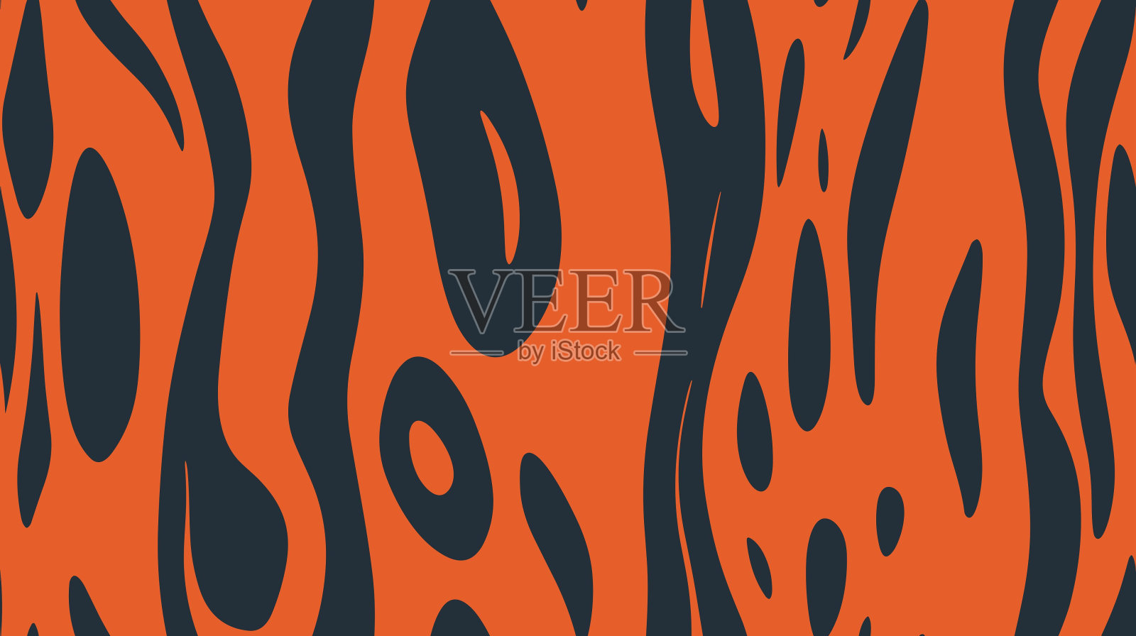 动物装饰。在织物和纺织品上印刷。EPS-10。老虎的模式。无缝的背景。矢量插图。手绘虎纹无缝质感。向量的背景。老虎打印。插画图片素材