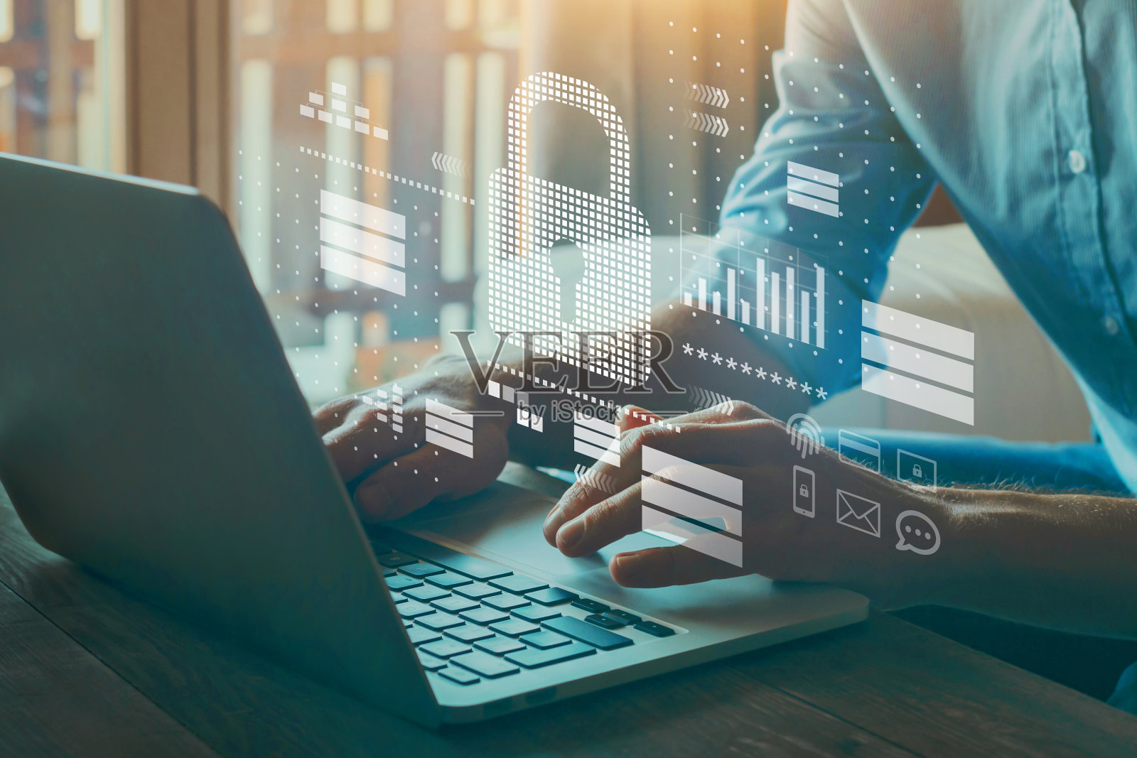 网络安全在线，互联网安全，用户数据保护照片摄影图片