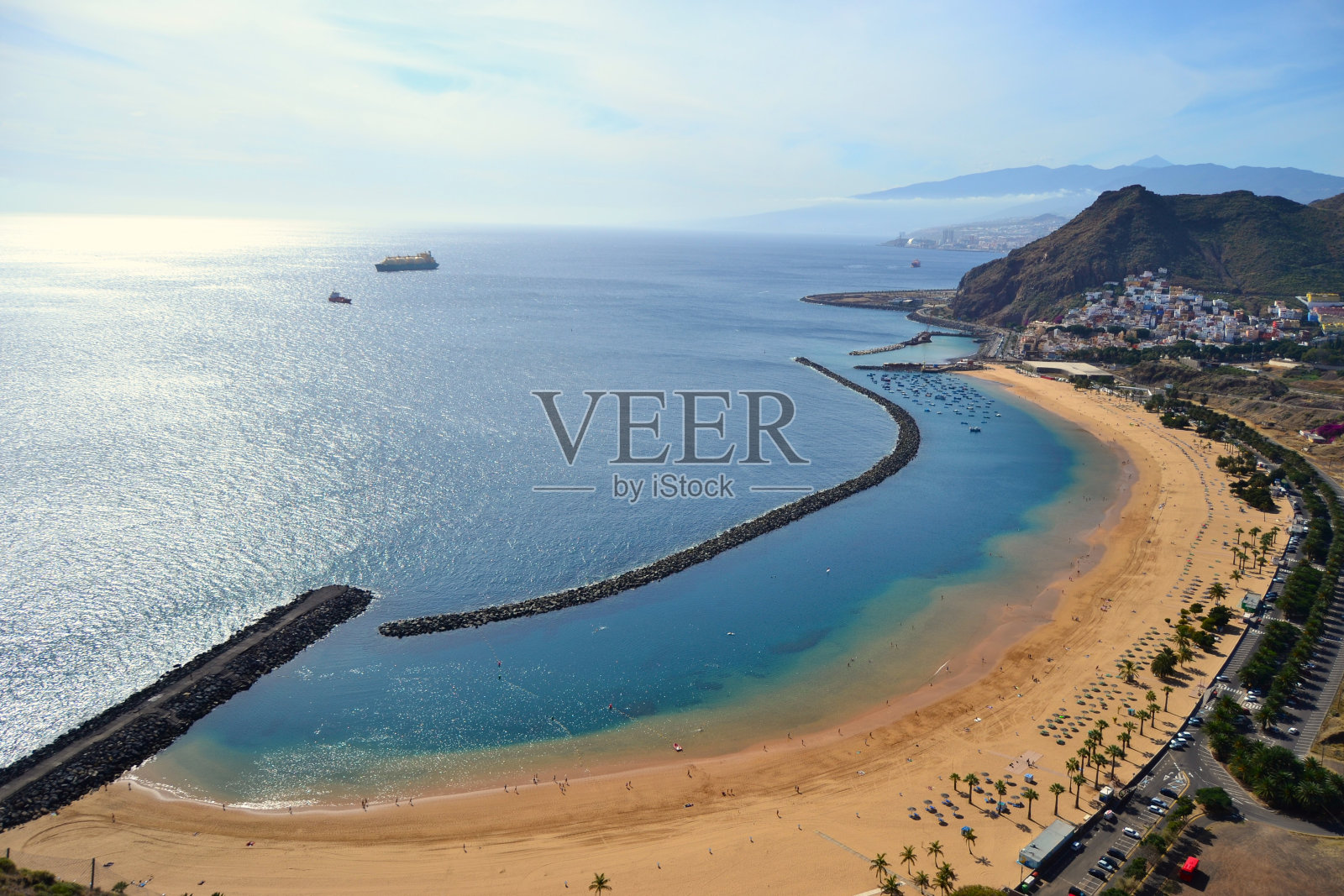 特蕾西塔海滩照片摄影图片