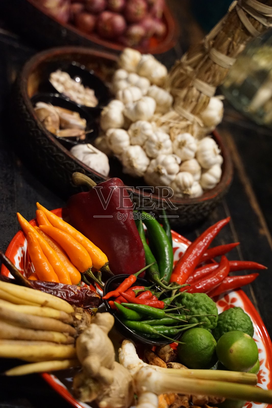 泰国菜烹饪课照片摄影图片