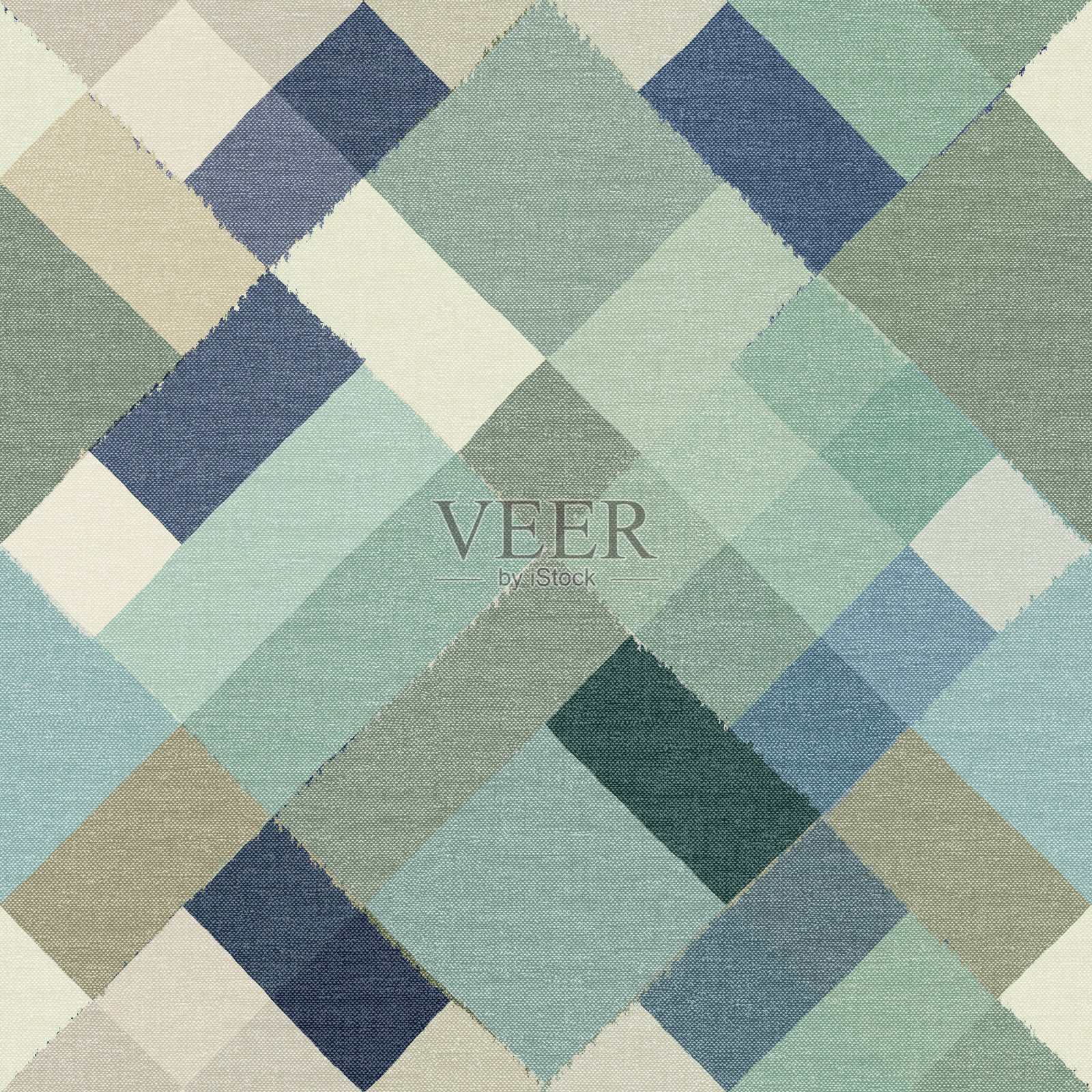 地毯无缝纹理对角方形图案，民族织物纹理，grunge背景，波西米亚风格的图案，拼接，3d插图照片摄影图片