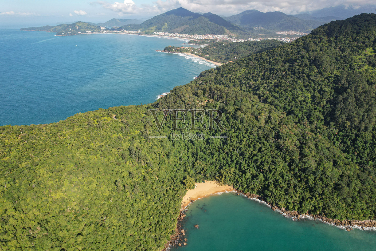 塞德罗海滩在乌巴图巴- <s:1>圣保罗/巴西照片摄影图片