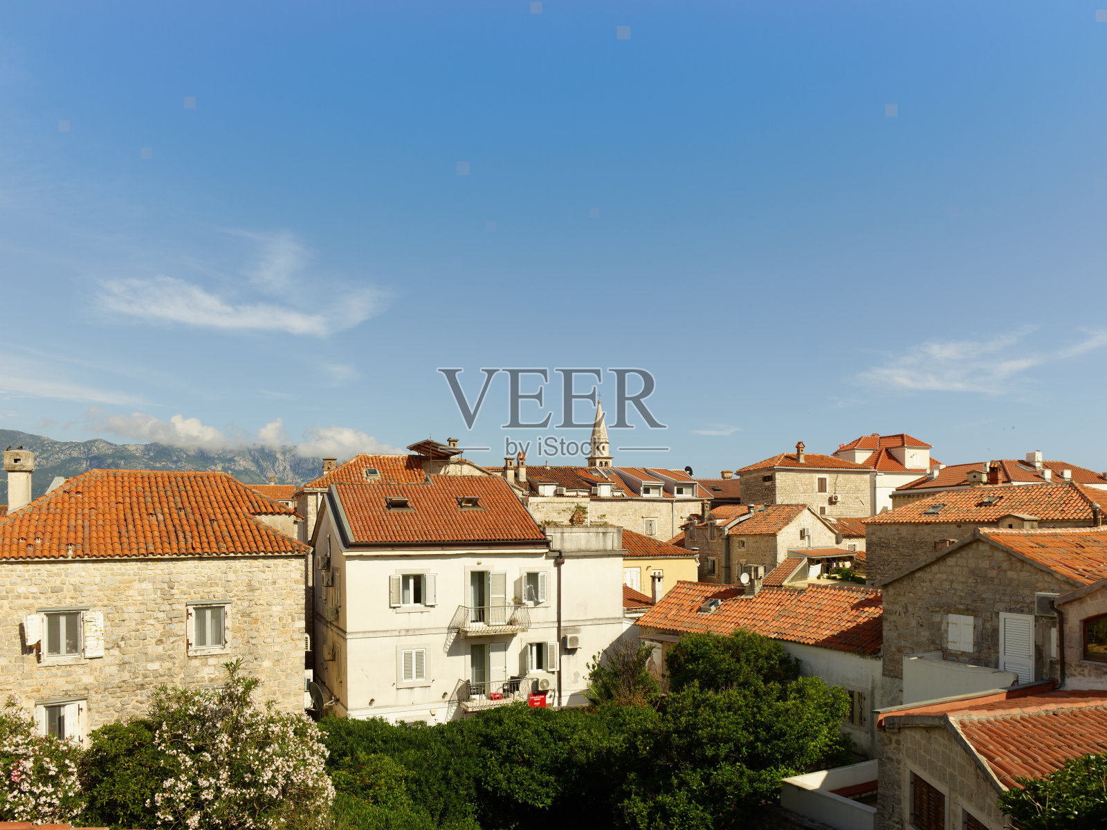 布德瓦古城照片摄影图片