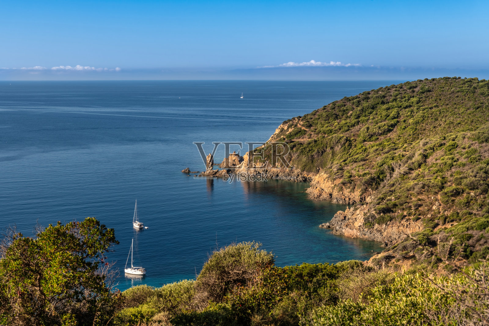 法国科西嘉岛罗索角的风景照片摄影图片