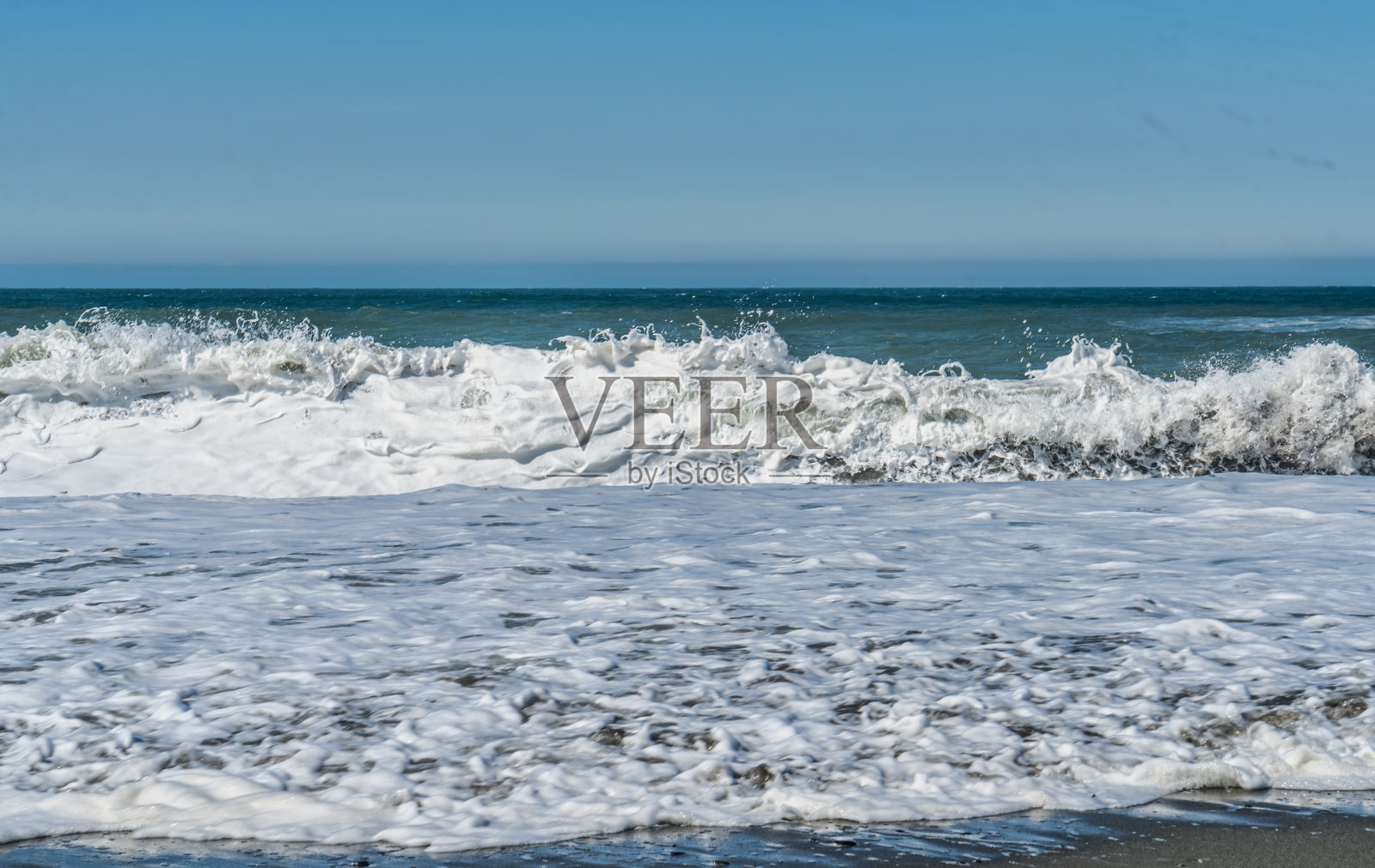 俄勒冈海岸破碎照片摄影图片