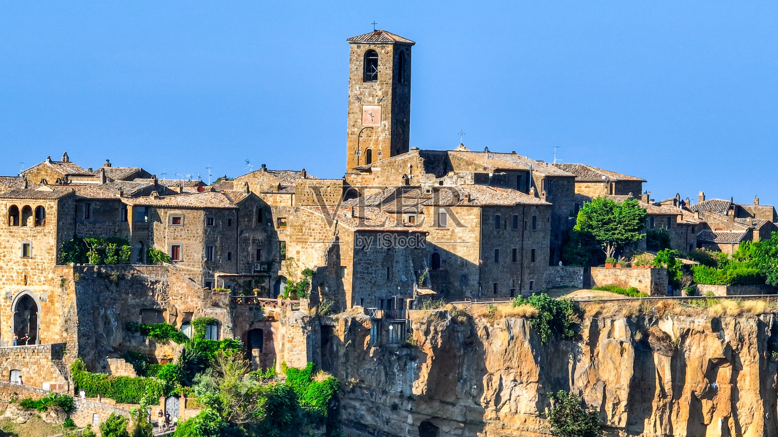 意大利巴尼奥雷焦古城鸟瞰图照片摄影图片
