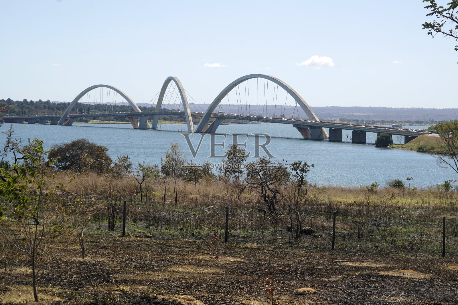 库比切克桥- Brasília -巴西照片摄影图片