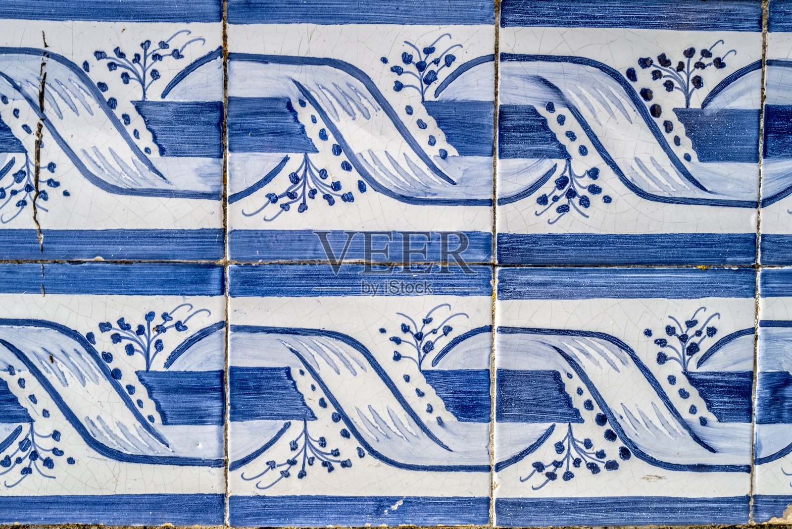 葡萄牙一所房子的瓷砖照片摄影图片