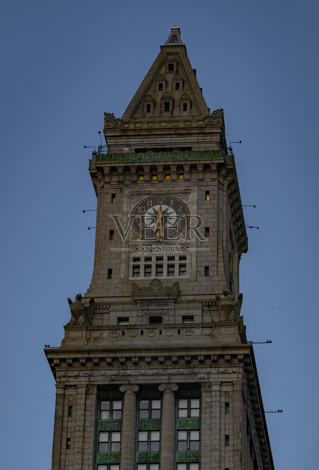 波士顿金融区的海关大楼照片摄影图片