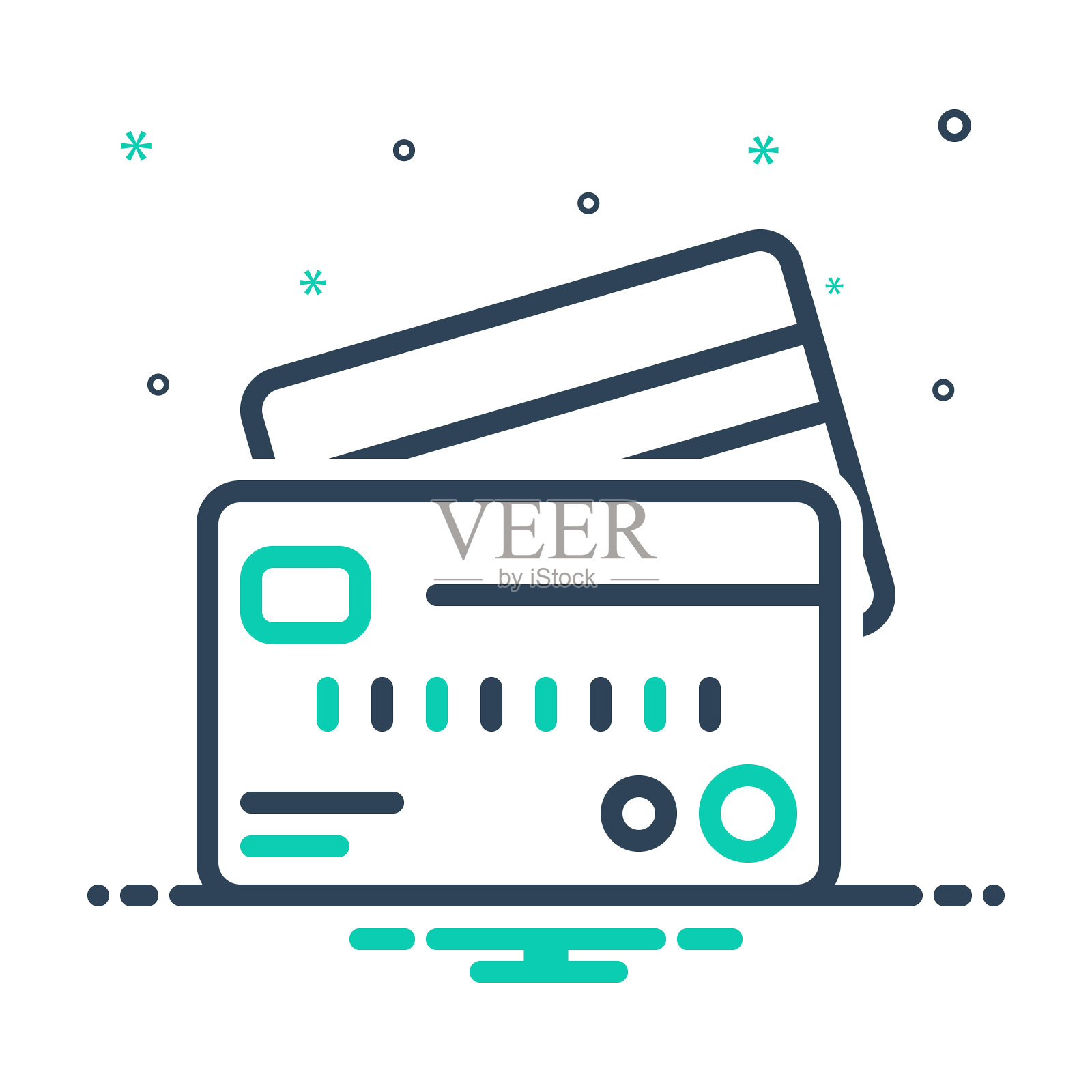 信用卡插画图片素材