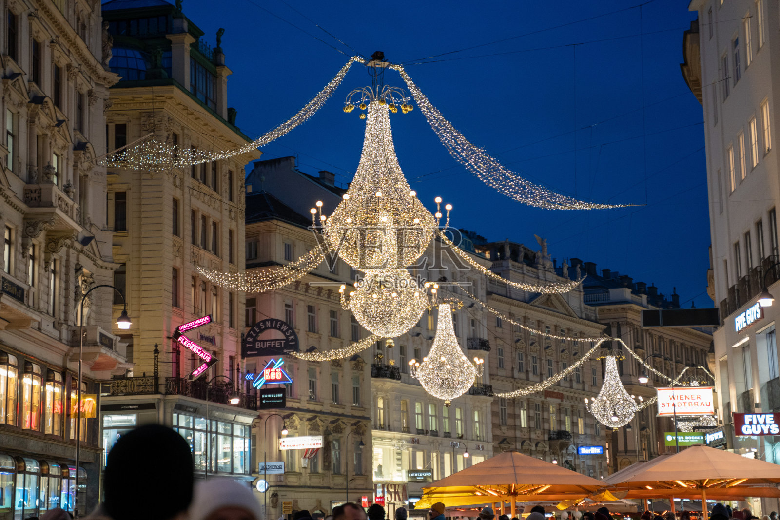 维也纳的圣诞节照片摄影图片
