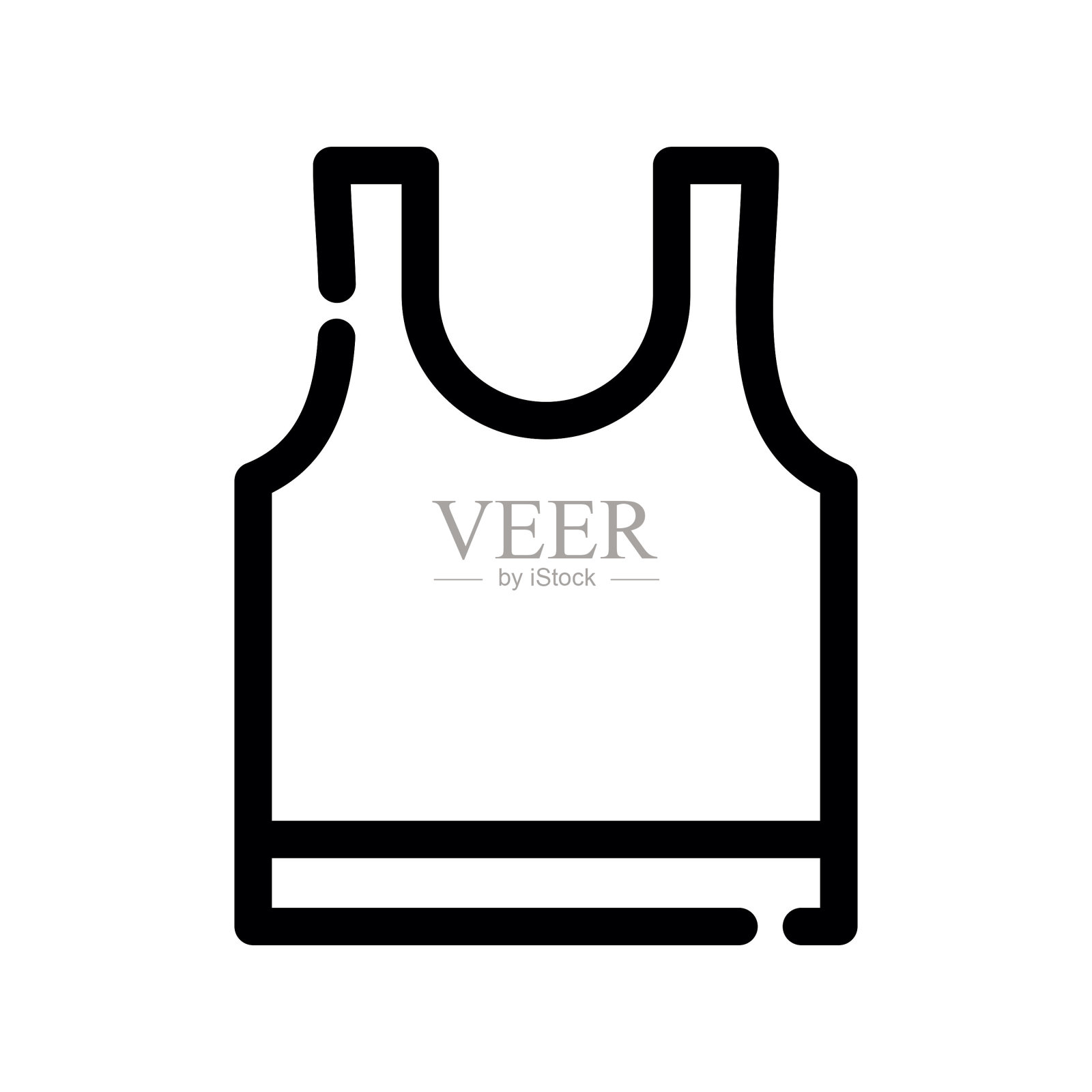 背心图标插画图片素材