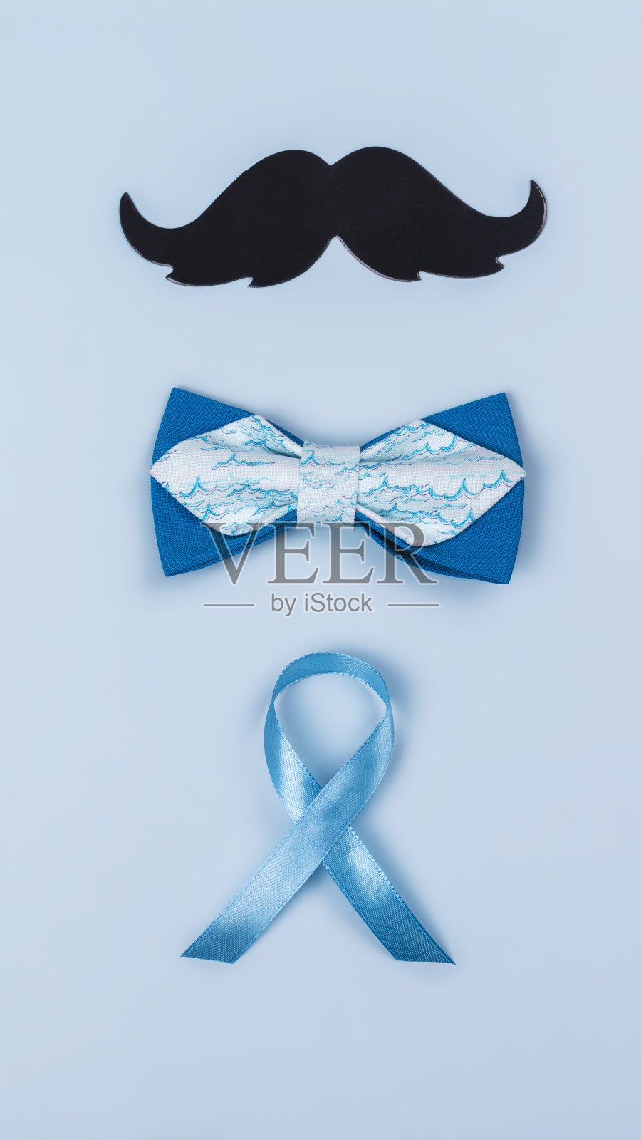 11月的背景-一个月的增长胡子和前列腺癌的认识照片摄影图片