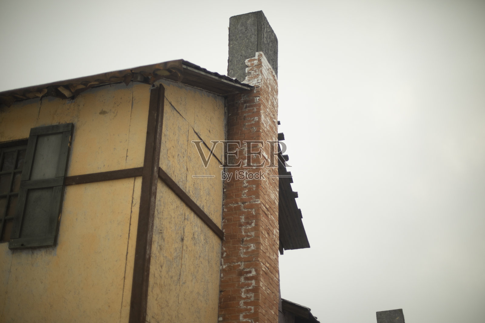 古老的建筑。狂野西部风格的建筑。上个世纪的房子。照片摄影图片