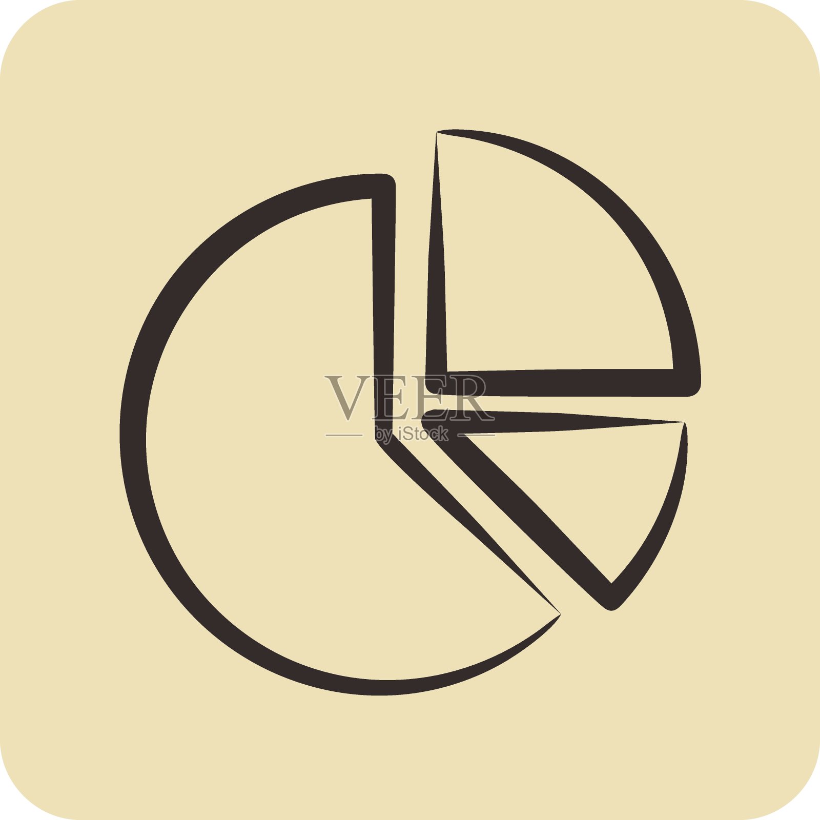 图标分析。适用于启动符号。手绘风格。简单的设计可编辑。设计模板插画图片素材