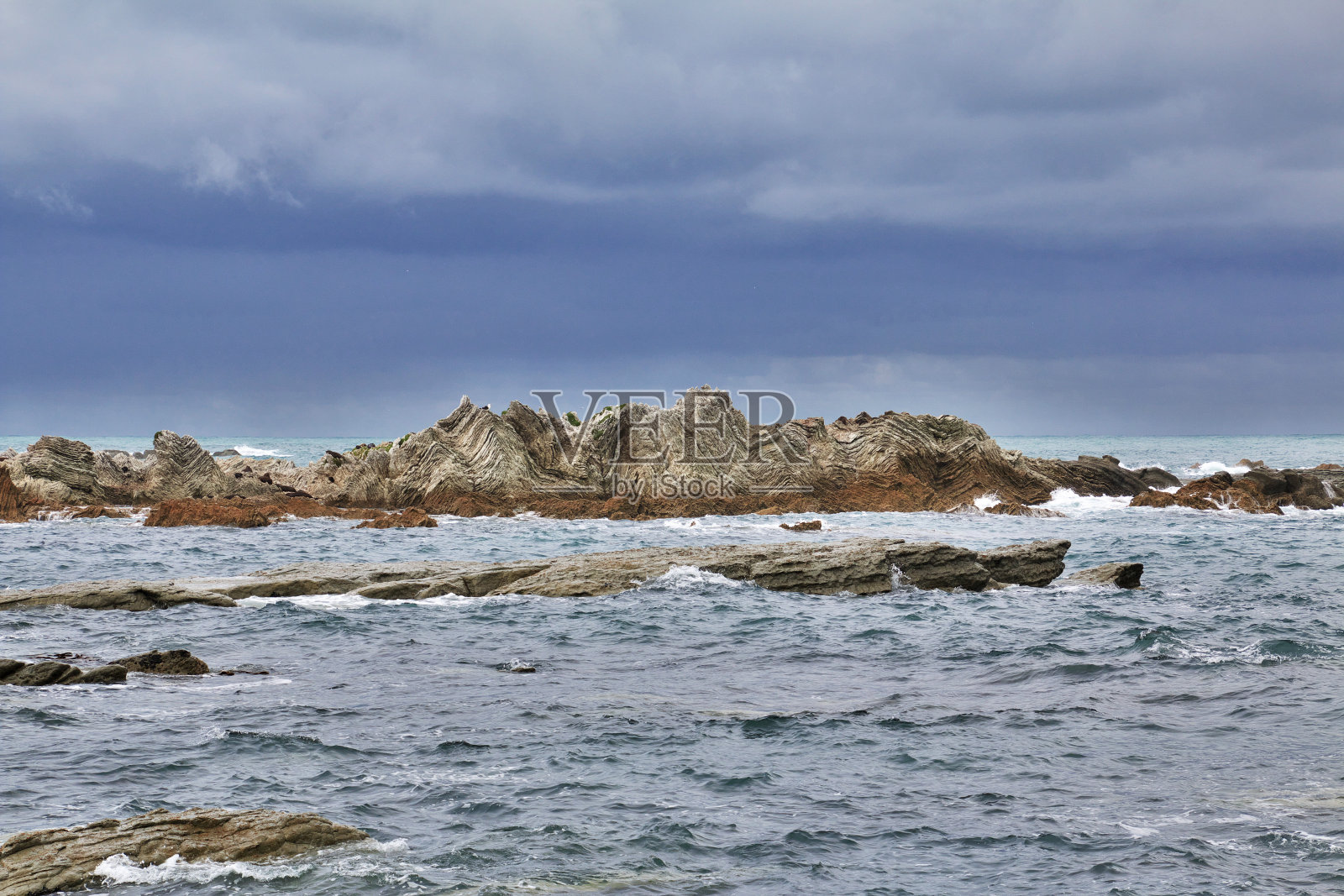 在新西兰凯库拉的太平洋照片摄影图片